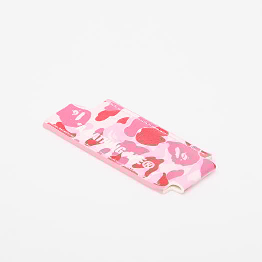 A BATHING APE Abc Camo Lighter Case Pink