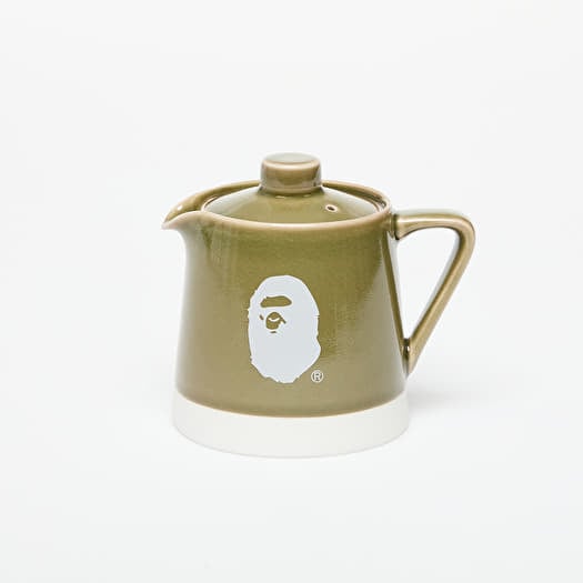 A BATHING APE Logo Porcelain Tea Pot M Green