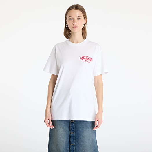 Tričko Carhartt WIP Shortsleeve Logo T-Shirt UNISEX White