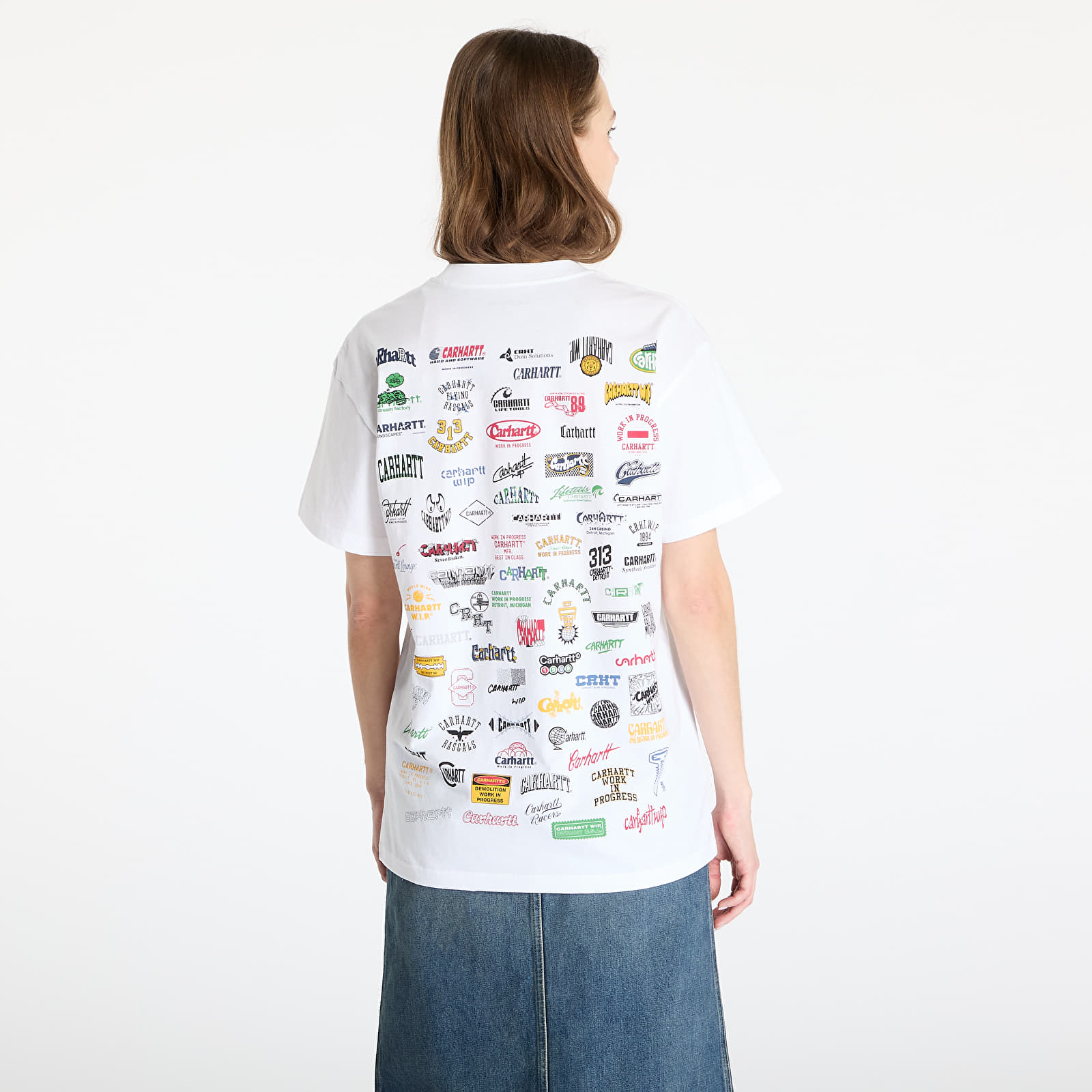 Pólók Carhartt WIP Shortsleeve Logo T-Shirt UNISEX White