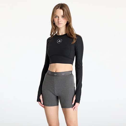 adidas x Stella Mccartney Truestrength Yoga Cro-Packed Longsleeve Top Black