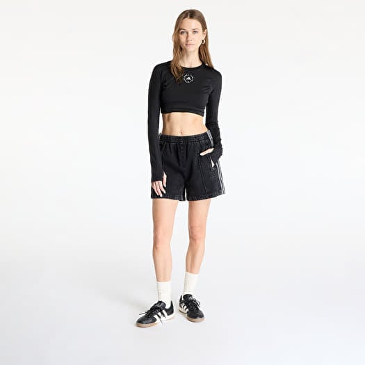 【adidas】 Women Originals Adicolor Denim Firebird Shorts adidas Adicolor Denim Firebird Shorts - Blue | Free Shipping