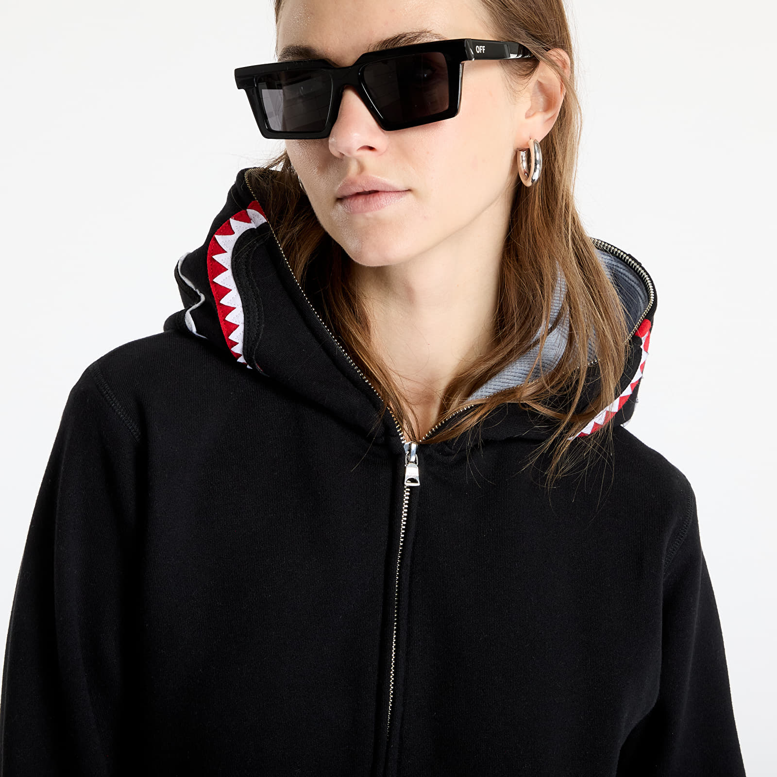Hoodies and sweatshirts  A BATHING APE 2nd Shark Full Zip UNISEX Hoodie Black