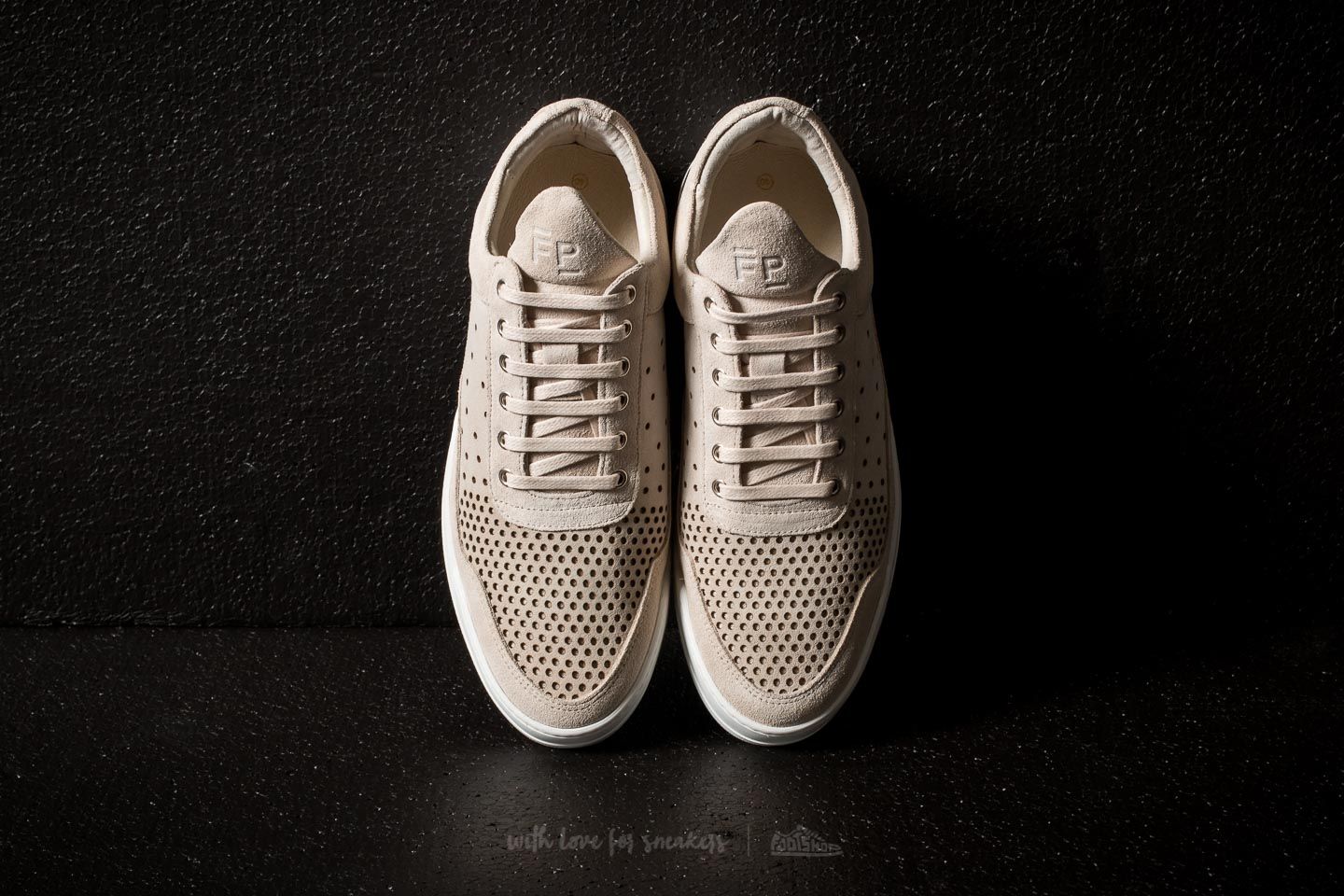 Moški čevlji Filling Pieces Low Top Ghost Gradient Perforated Off White