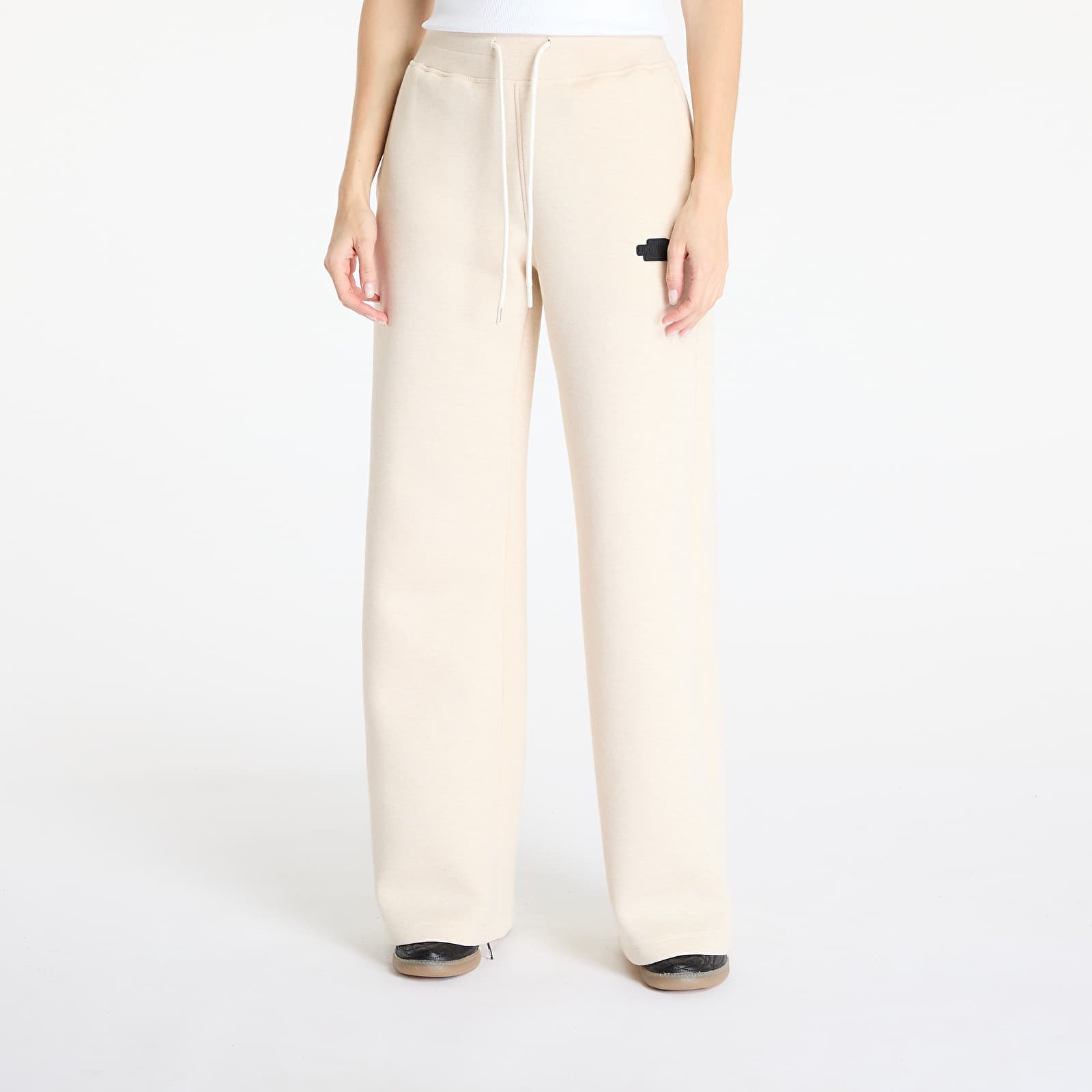 Pantaloni de trening pentru femei The North Face Wide Leg Jogger TNF White
