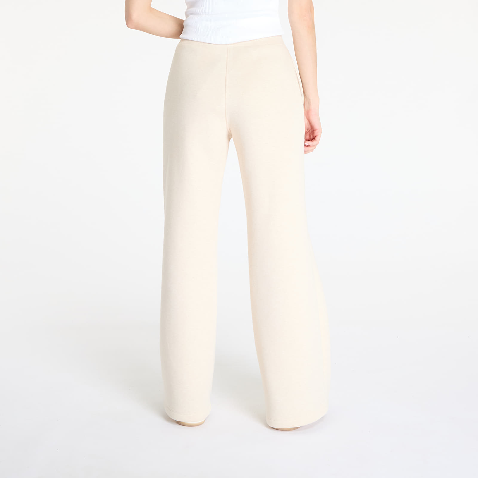 Pantaloni de trening pentru femei The North Face Wide Leg Jogger TNF White