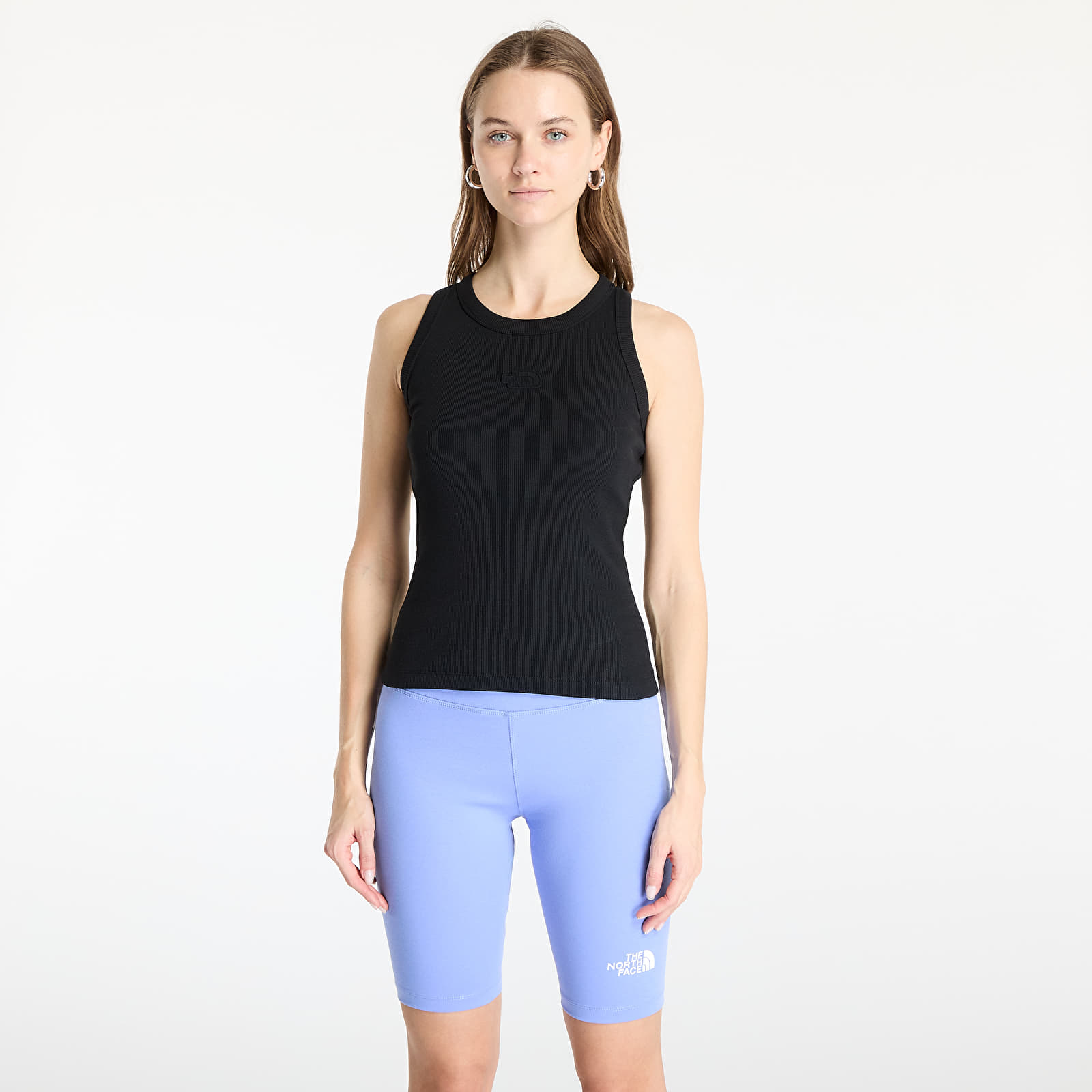 Ženske majice bez rukava The North Face Slim Rib Tank TNF Black