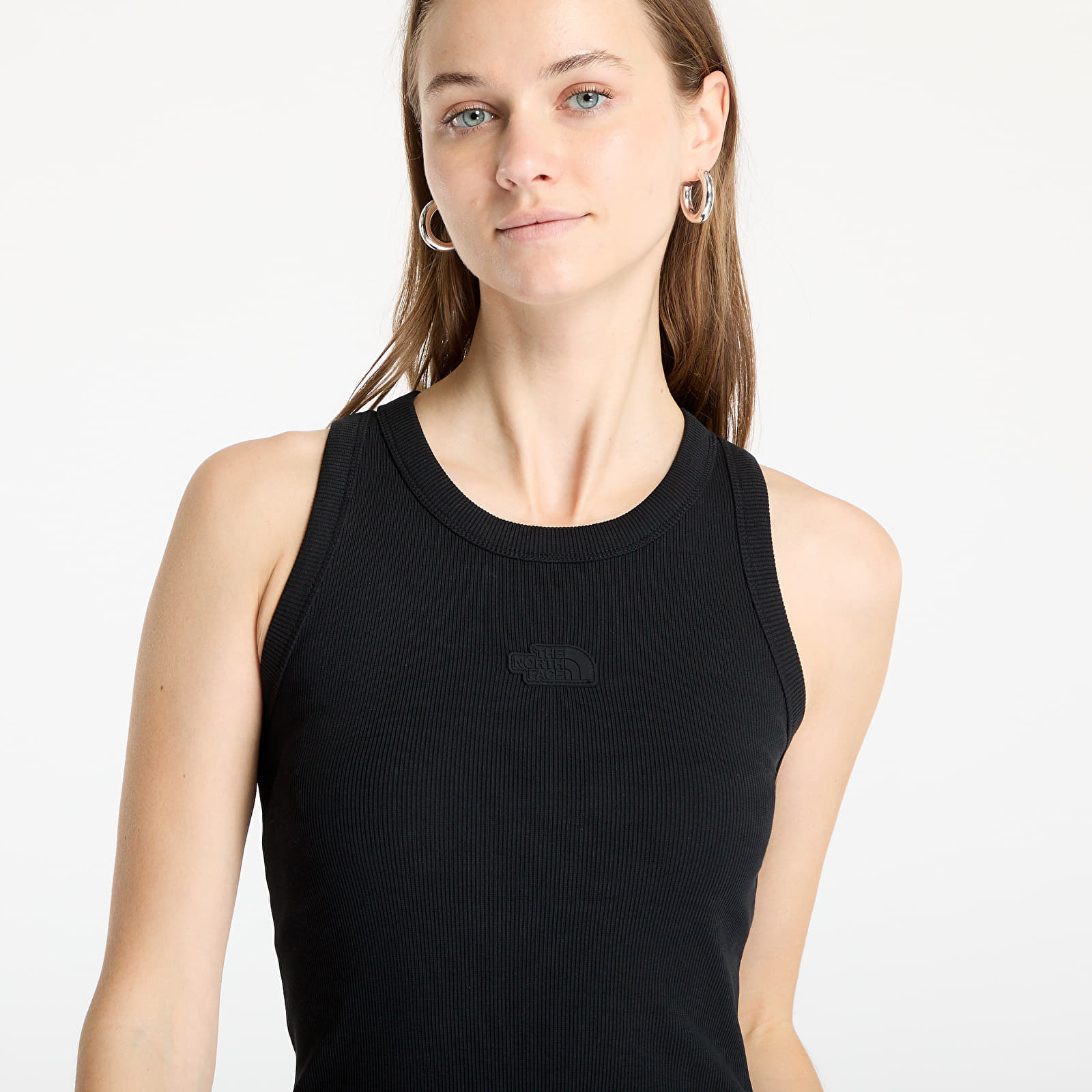 Ženske majice bez rukava The North Face Slim Rib Tank TNF Black