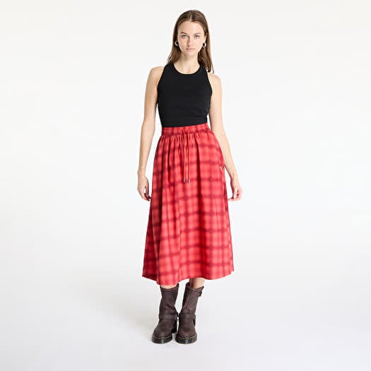 Skirts Puma Woven Midi AOP Pleated Skirt Red Fire | Footshop