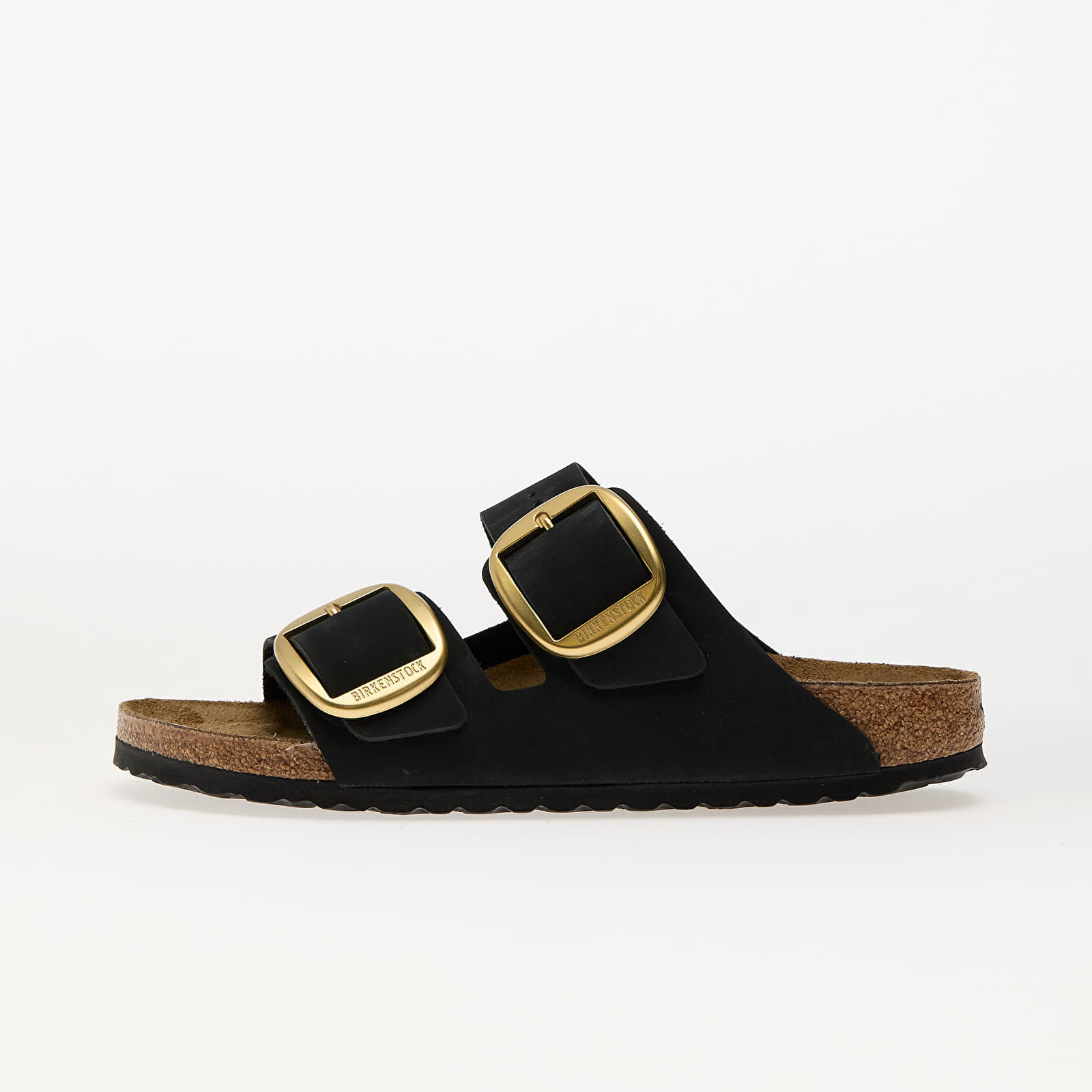 Levně Tenisky Birkenstock Arizona Big Buckle Nubuk Leather Black