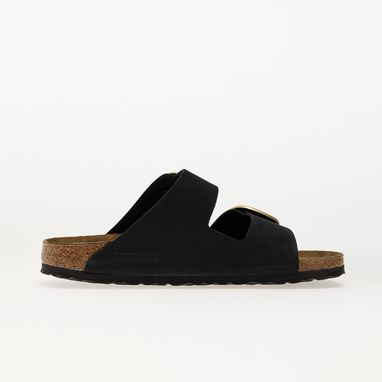 Дамски кецове и обувки Birkenstock Arizona Big Buckle Nubuk Leather Black