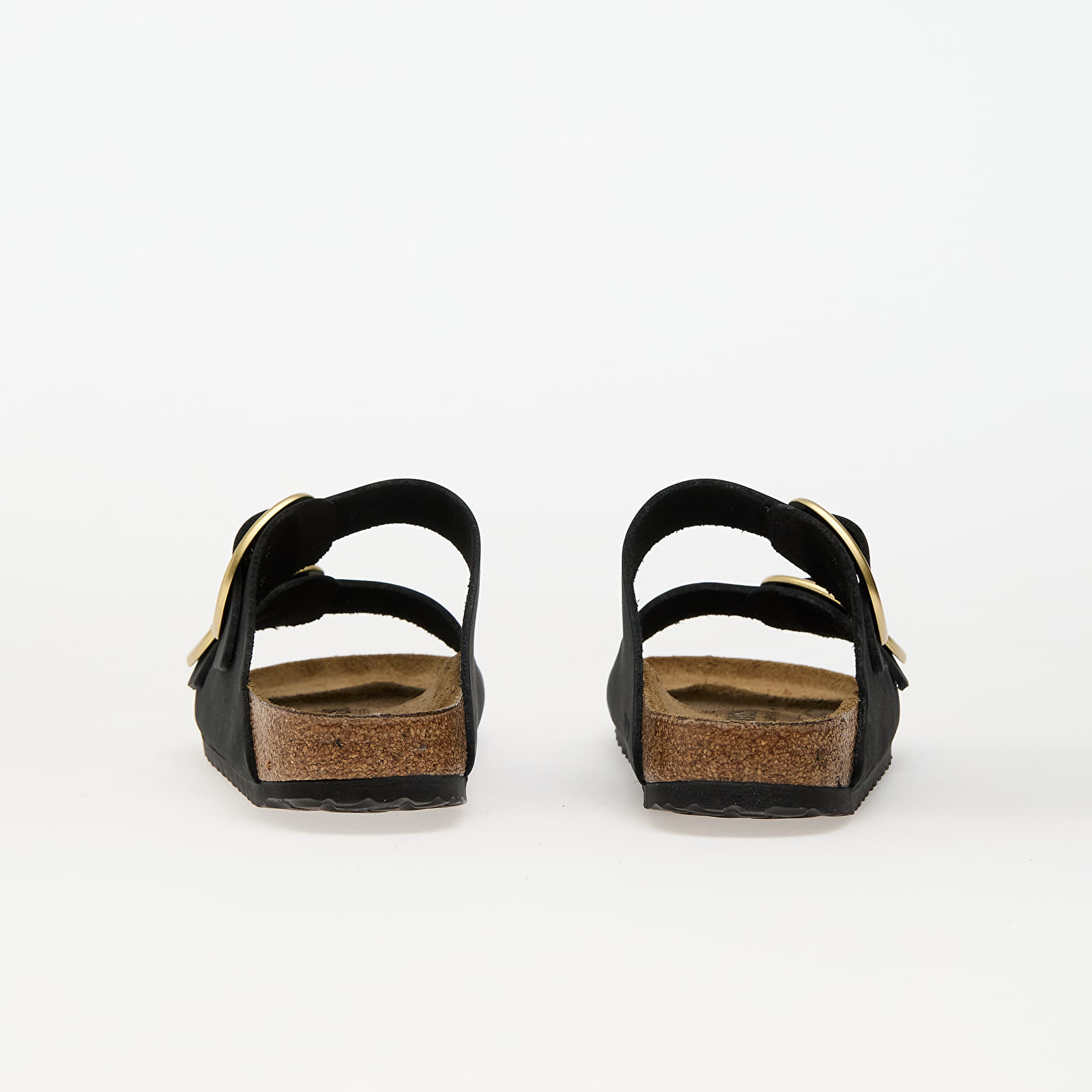 Дамски кецове и обувки Birkenstock Arizona Big Buckle Nubuk Leather Black