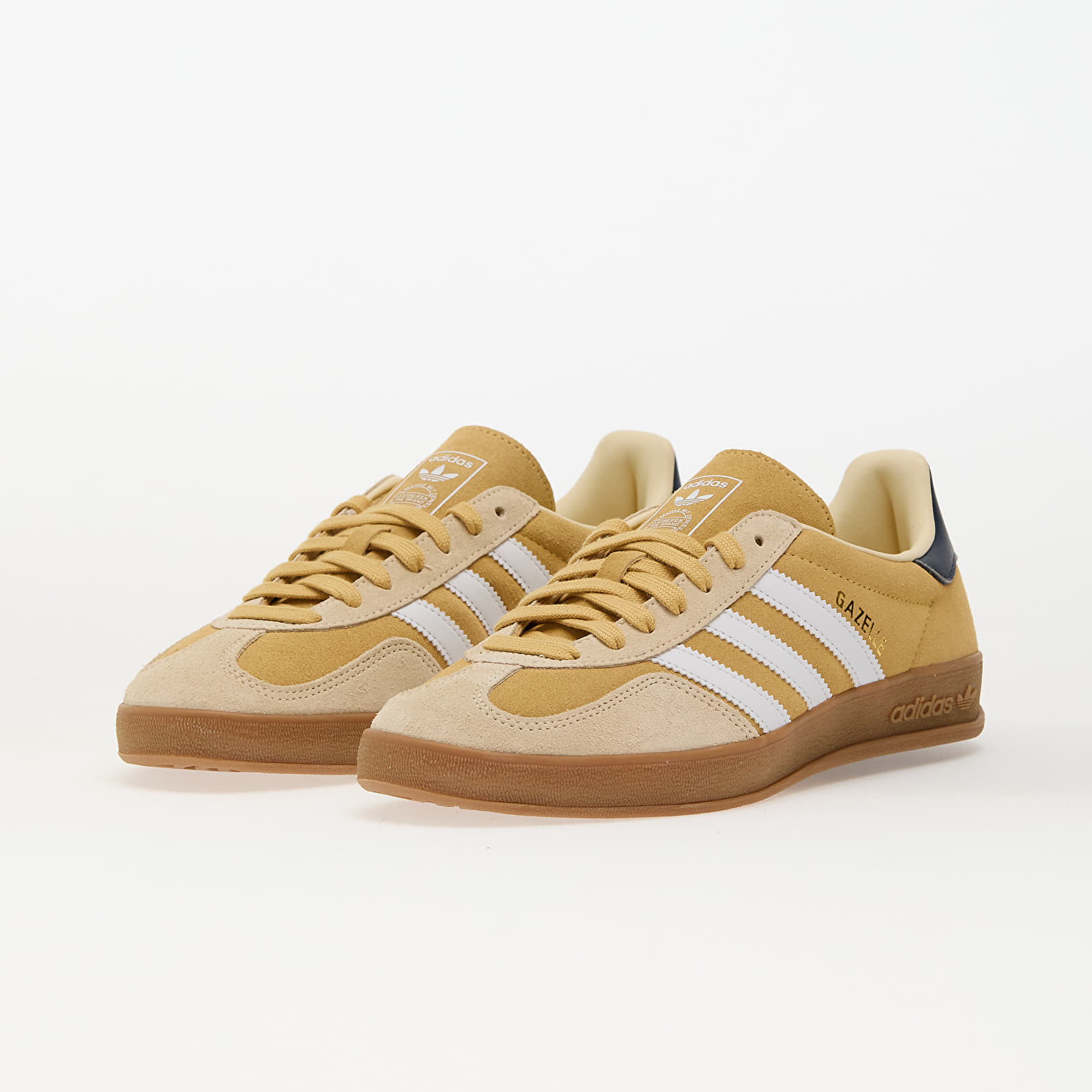 Vīriešu apavi adidas Gazelle Indoor Oatmeal/ Ftw White/ Shadow Navy
