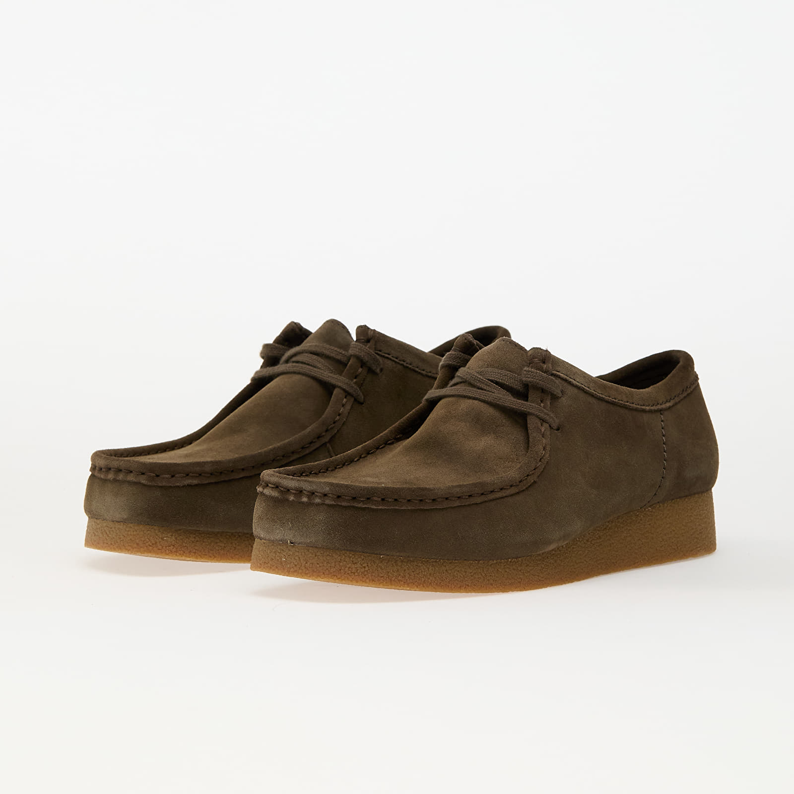 Men's shoes Clarks WallabeeEVO Dark Olive Sde