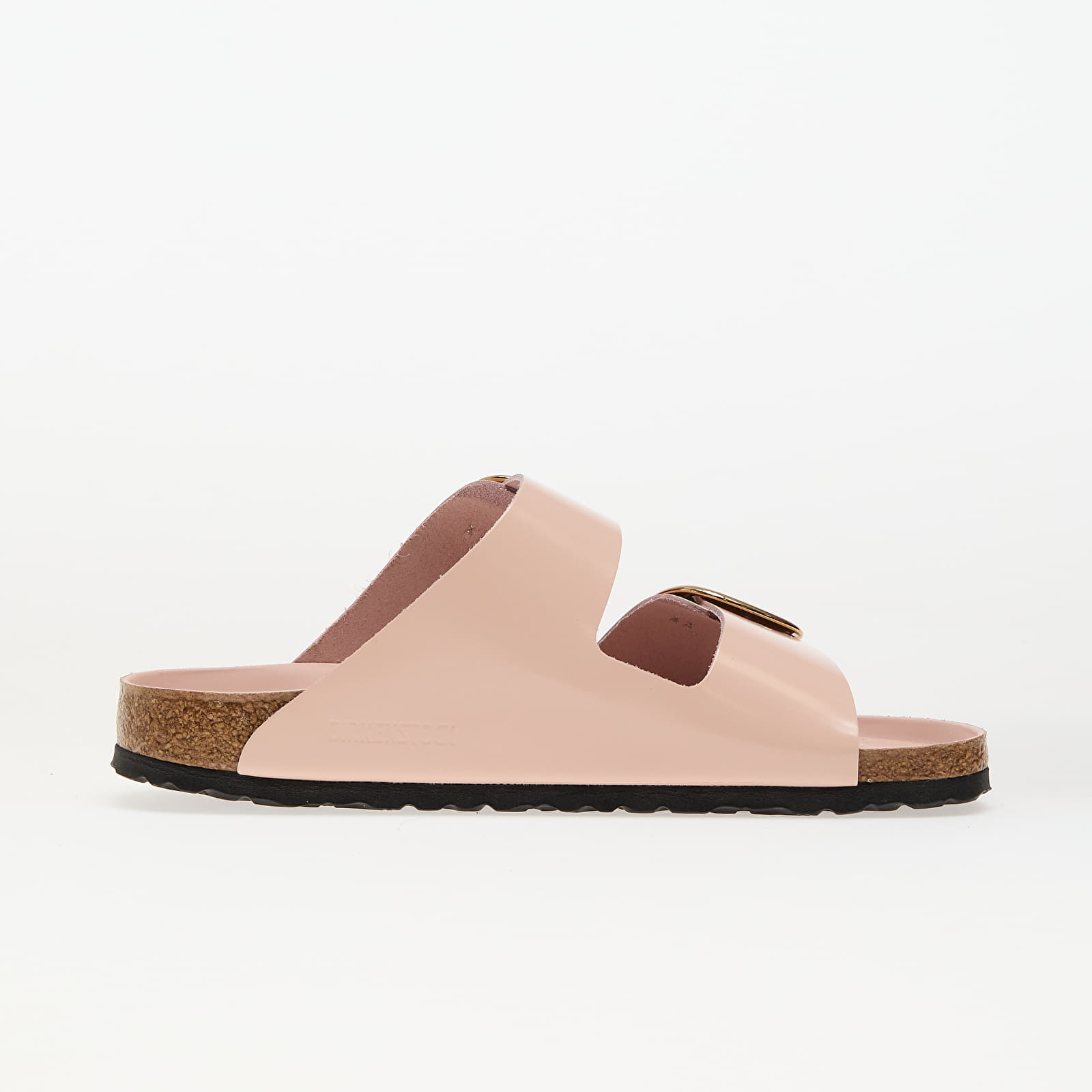 Zapatillas mujer Birkenstock Arizona Big Buckle Natural Leather Patent High-Shine Light Rose
