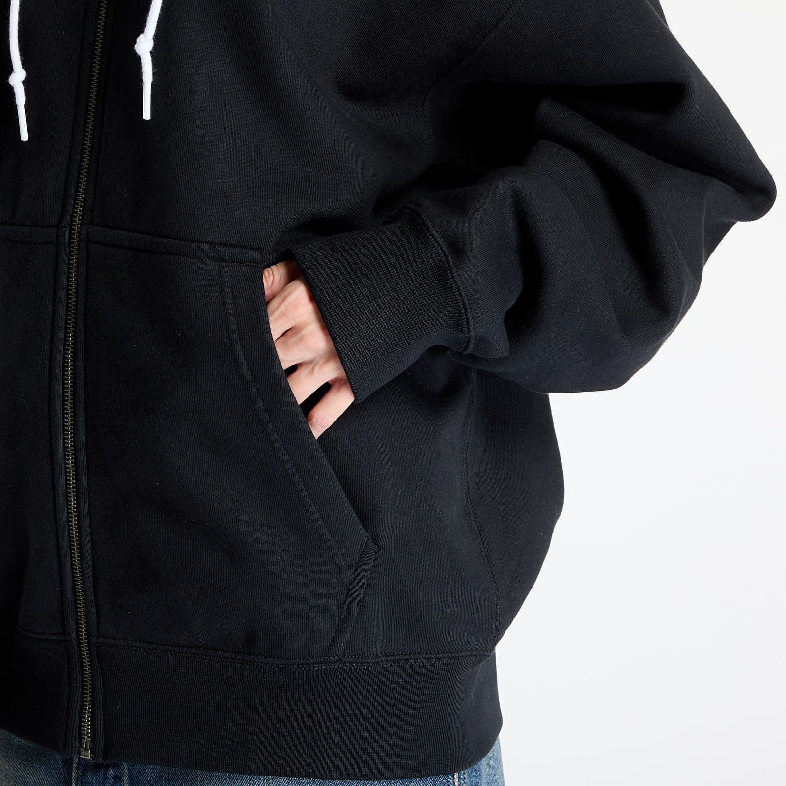 Sudaderas Nike Solo Swoosh Full-Zip Hoodie UNISEX Black/ White