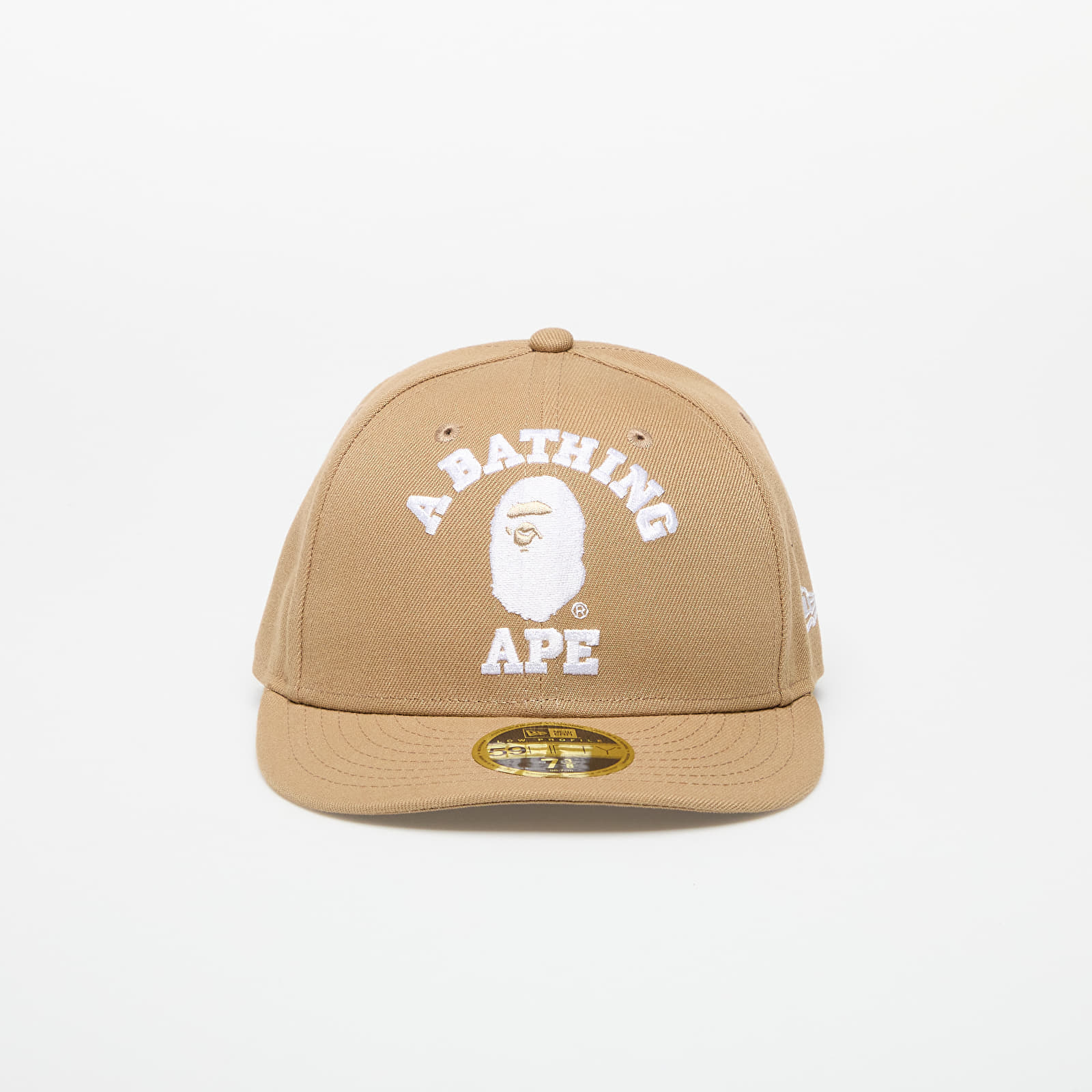 Capac A BATHING APE x New Era 59Fifty Low Profile Cap Beige M