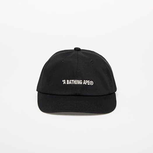 Cap A BATHING APE Logo Cap Black
