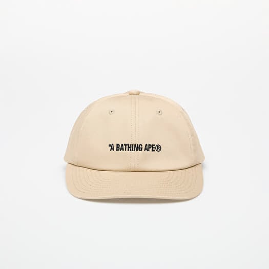 Cap A BATHING APE Logo Cap Beige