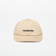 A BATHING APE Logo Cap Beige