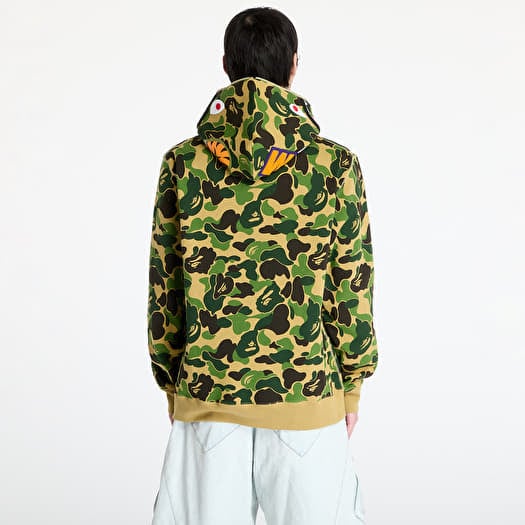 Sweatshirts A BATHING APE Abc Camo Shark Half Zip Pullover Hoodie