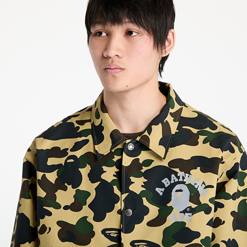 A BATHING APE Gore-Tex Wind Stopper 1St Camo Relaxed Coach Jacket