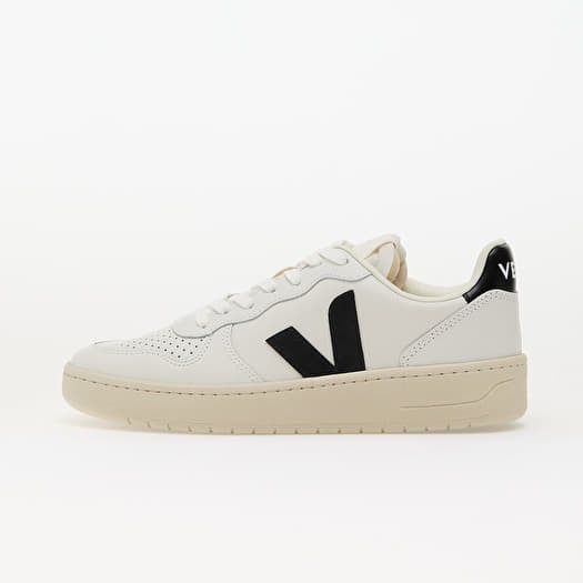 Veja W V-10 Leather Ex-White_Black