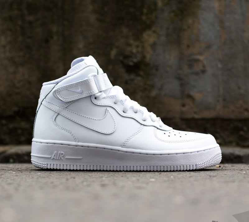 Sneakers Nike Wmns Air Force 1 Mid ´07 LE White/White - 1 | YEO