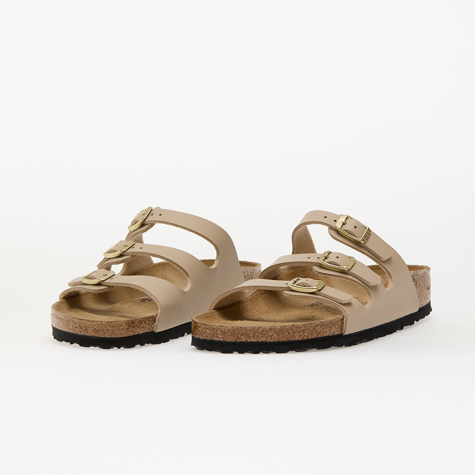 Naisten kengät Birkenstock Florida Synthetik Sandcastle