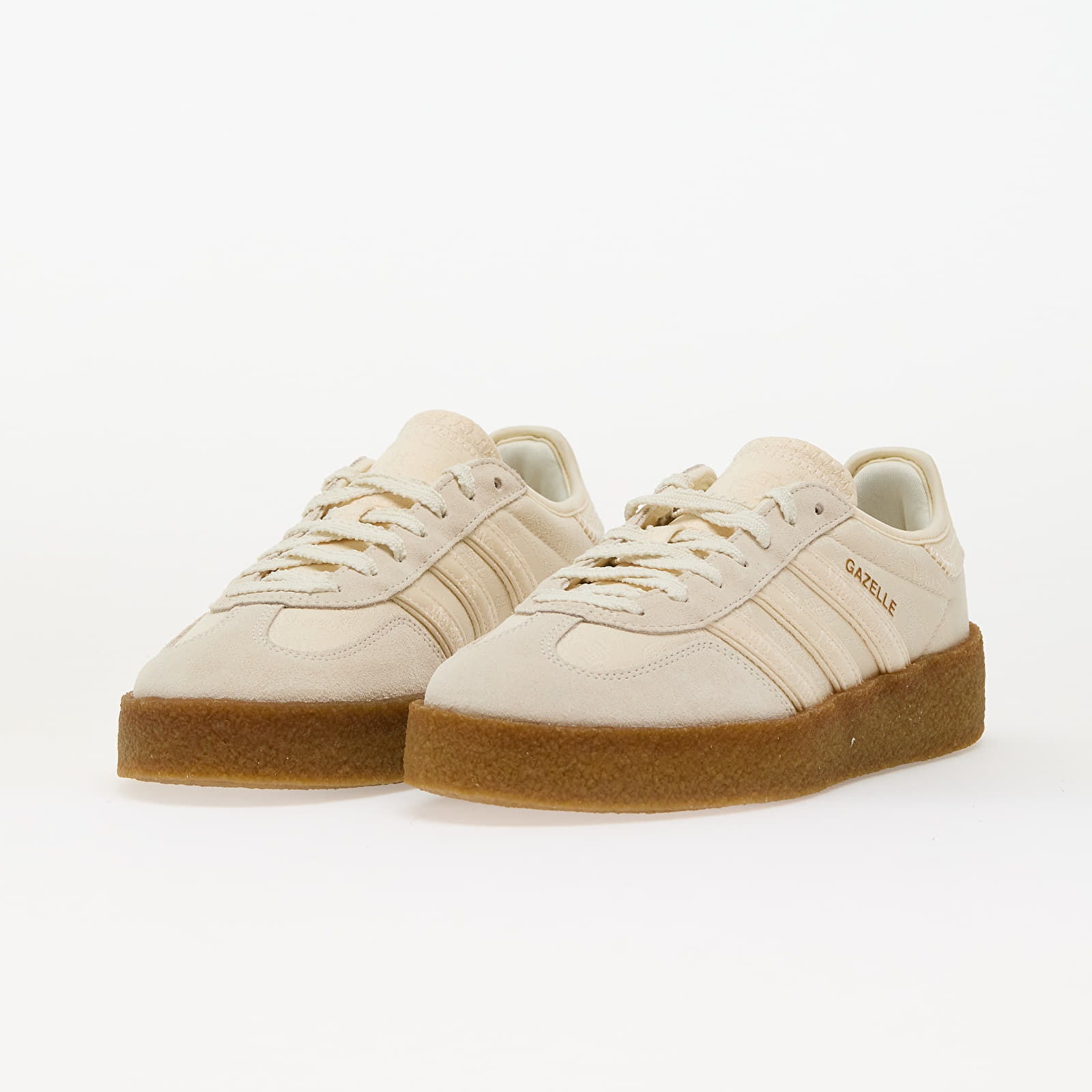 Încălțăminte și sneakerși pentru bărbați adidas x Clot Gazelle Crepe by Edison Chen Crew White/ Core White/ Gold Metallic