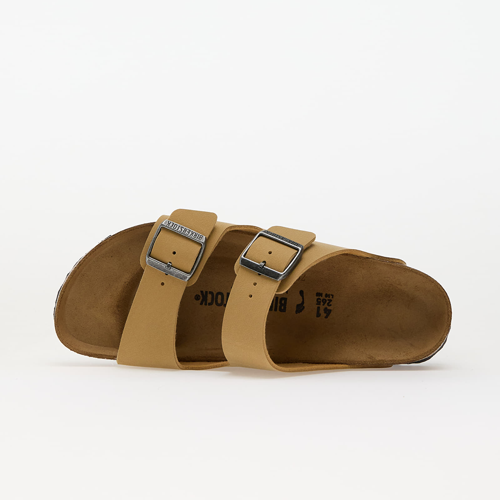 Damen Sneaker und Schuhe Birkenstock Arizona Birko-Flor Birkibuc Birkibuc Latte Cream