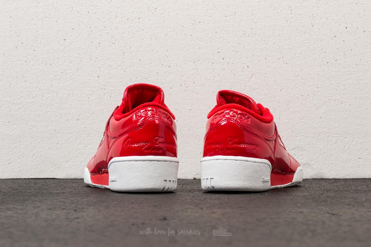 Women s shoes Reebok Workout Lo Clean Oc Scarlet White Footshop