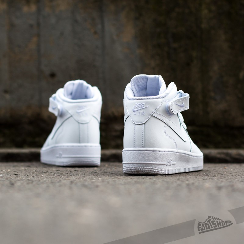 Nike Wmns Air Force 1 Mid ´07 Le White/White | Footshop