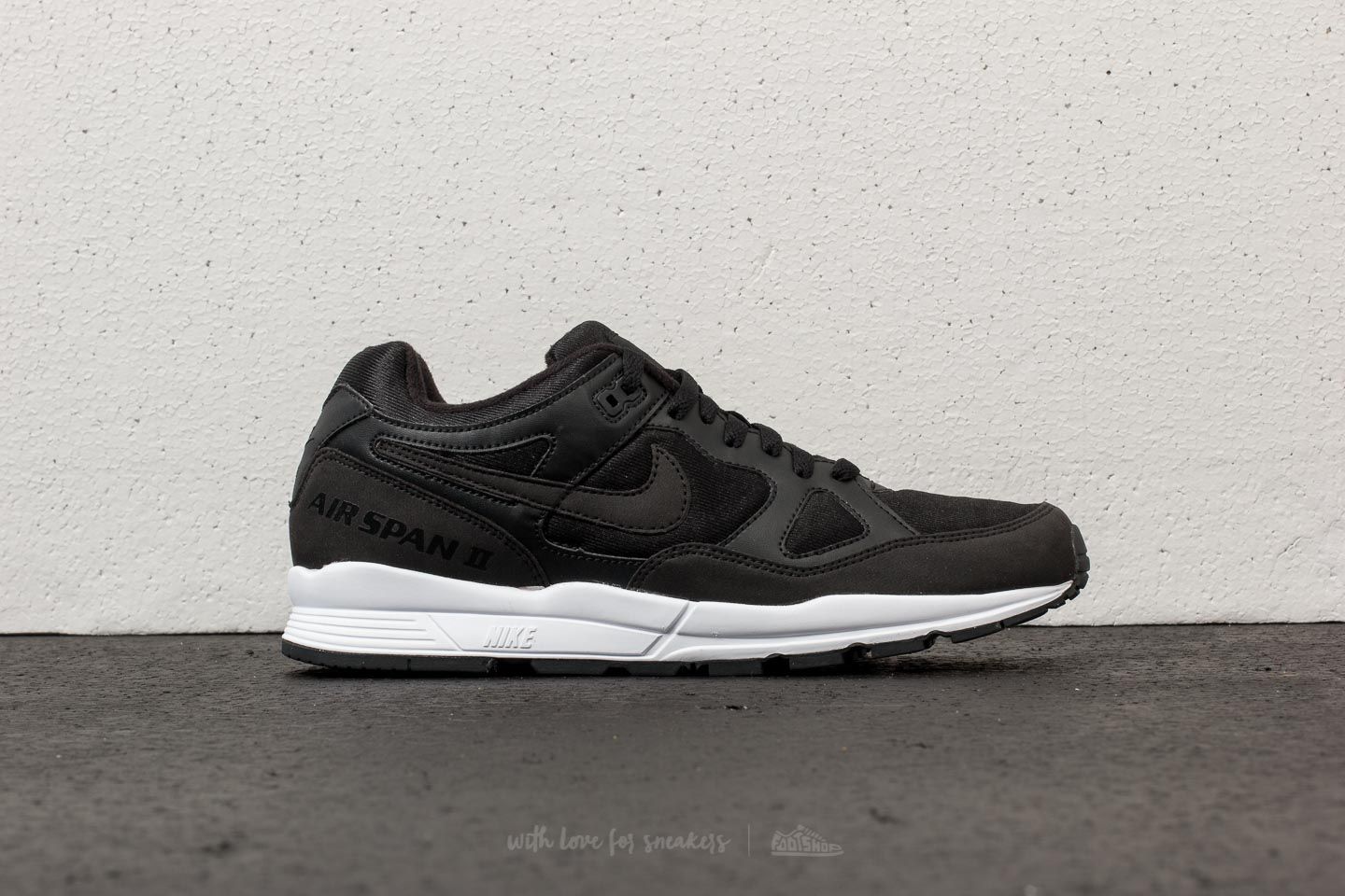 Nike air span 2 black white sale