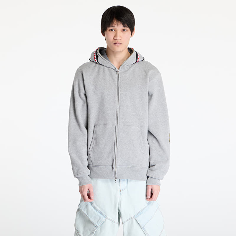 Mikina A BATHING APE 2nd Shark Full Zip UNISEX Hoodie Gray