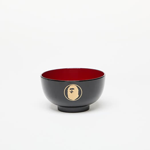 A BATHING APE Ape Head Soup Bowl M Black