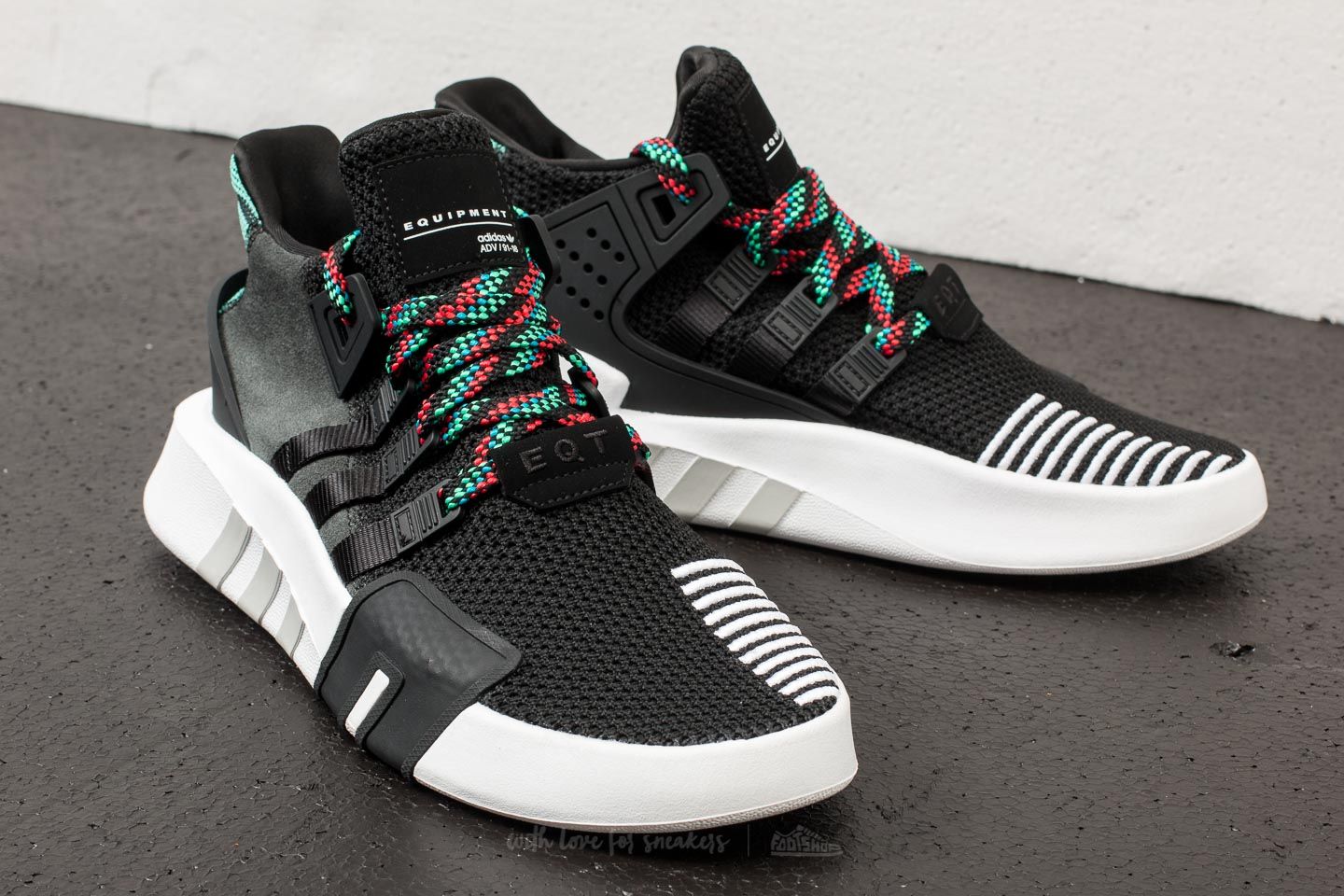 adidas EQT Bask ADV Core Black Core Black Sub Green Footshop