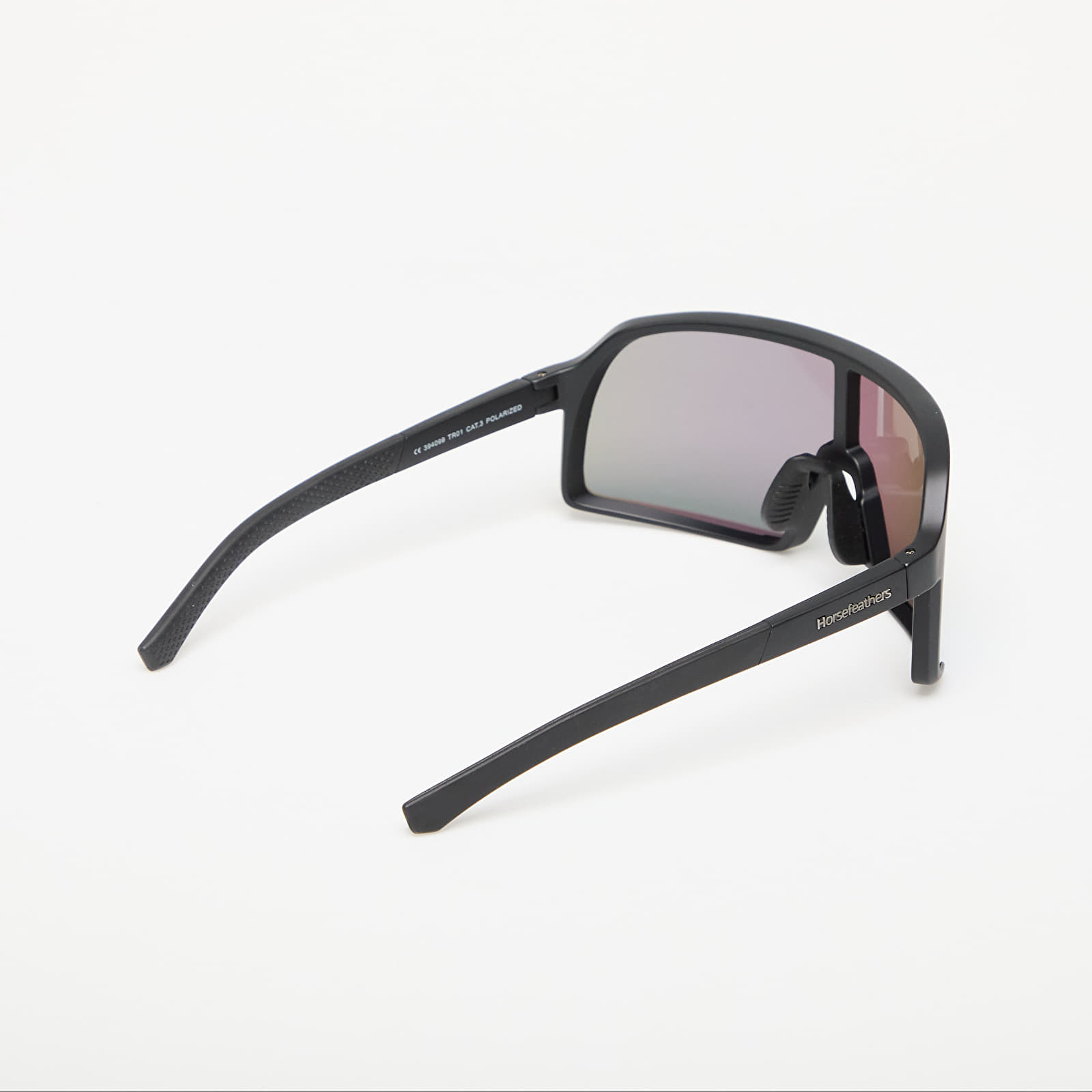 Okulary przeciwsłoneczne Horsefeathers Magnum Sunglasses Matt Black/ Mirror Green