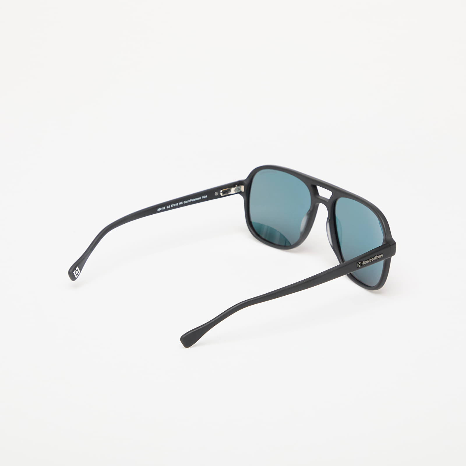 Sonnenbrillen Horsefeathers Corp Sunglasses Matt Black/ Mirror Red