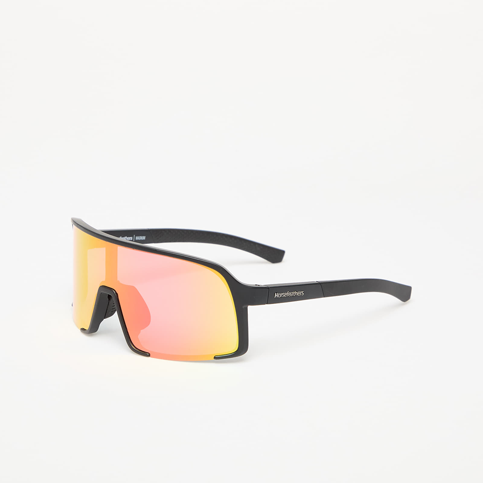 Sunglasses Horsefeathers Magnum Sunglasses Matt Black/ Mirror Red