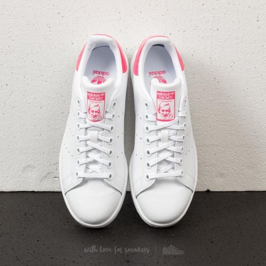 Kids sneakers and shoes adidas Stan Smith J Ftw White Ftw White Real Pink Footshop