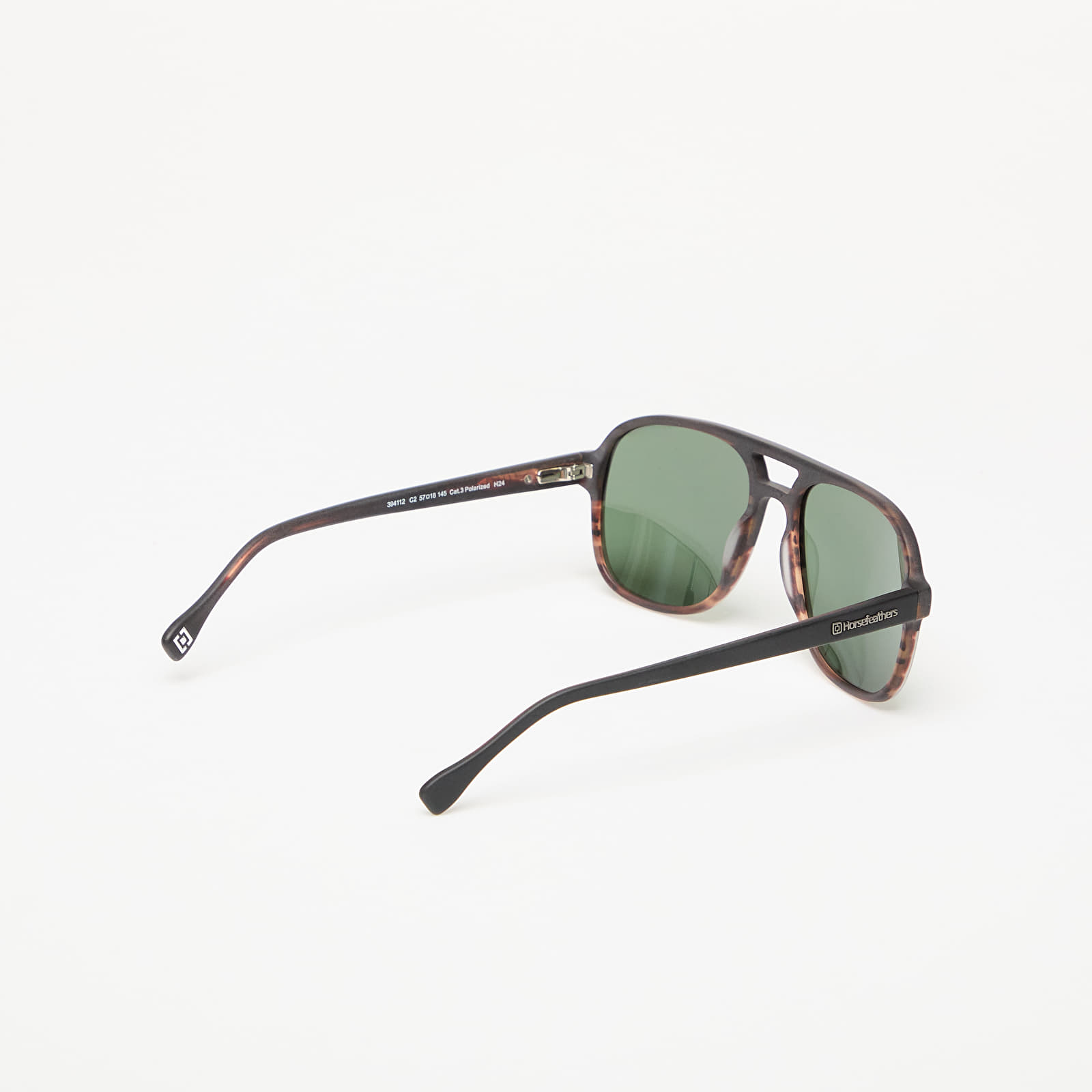 Sonnenbrillen Horsefeathers Corp Sunglasses Matt Havana/ Gray Green