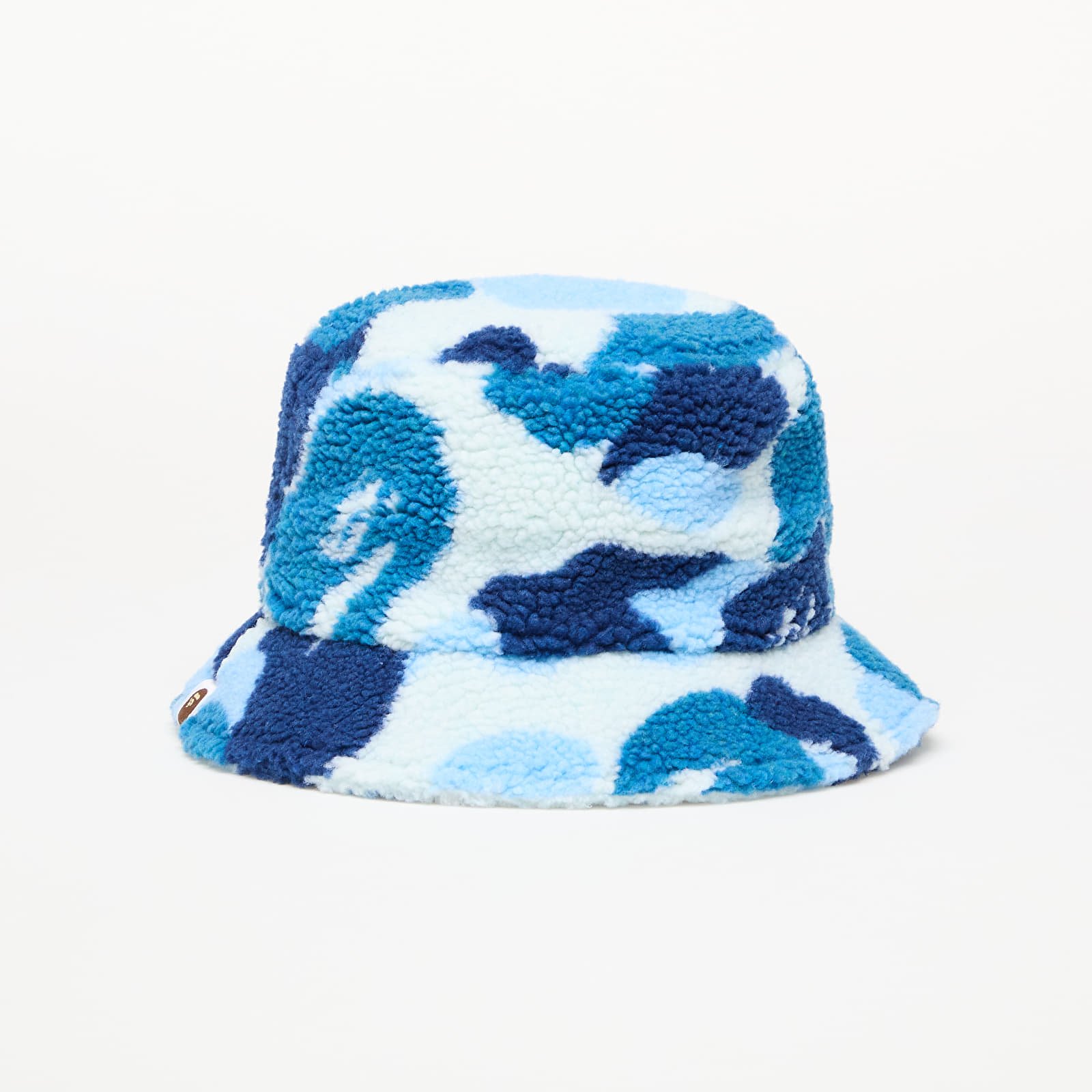 Bucket hats A BATHING APE Abc Camo Boa Fleece Bucket Hat M Blue