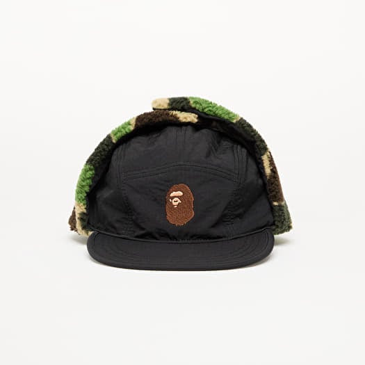 Καπέλα A BATHING APE Abc Camo Puffy Flight Cap M Black