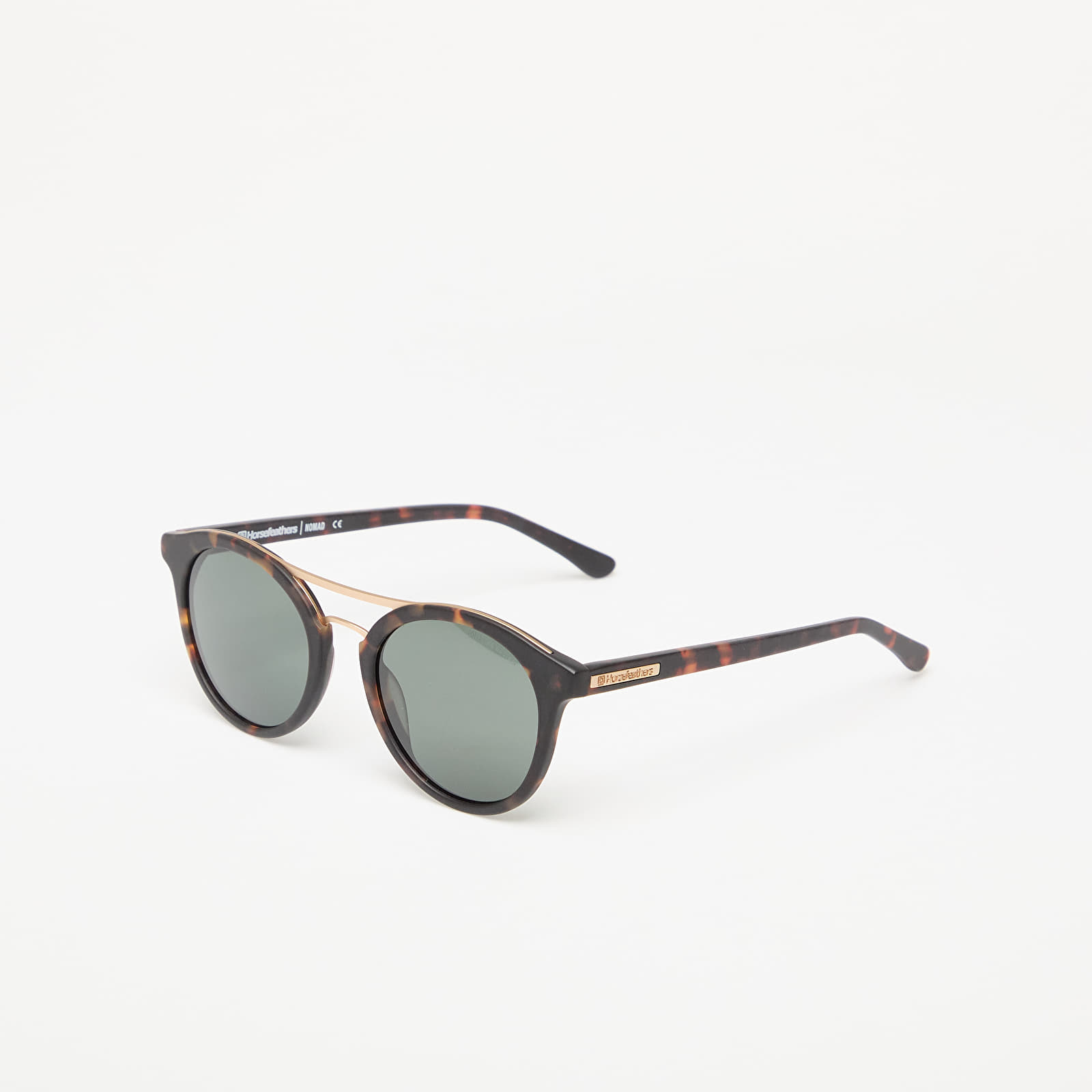 Occhiali da sole Horsefeathers Nomad Sunglasses Matt Havana/ Green