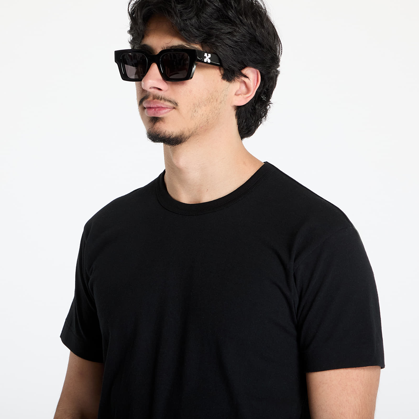 T-paidat Comme des Garçons PLAY Black Emblem Knit T-Shirt UNISEX Black