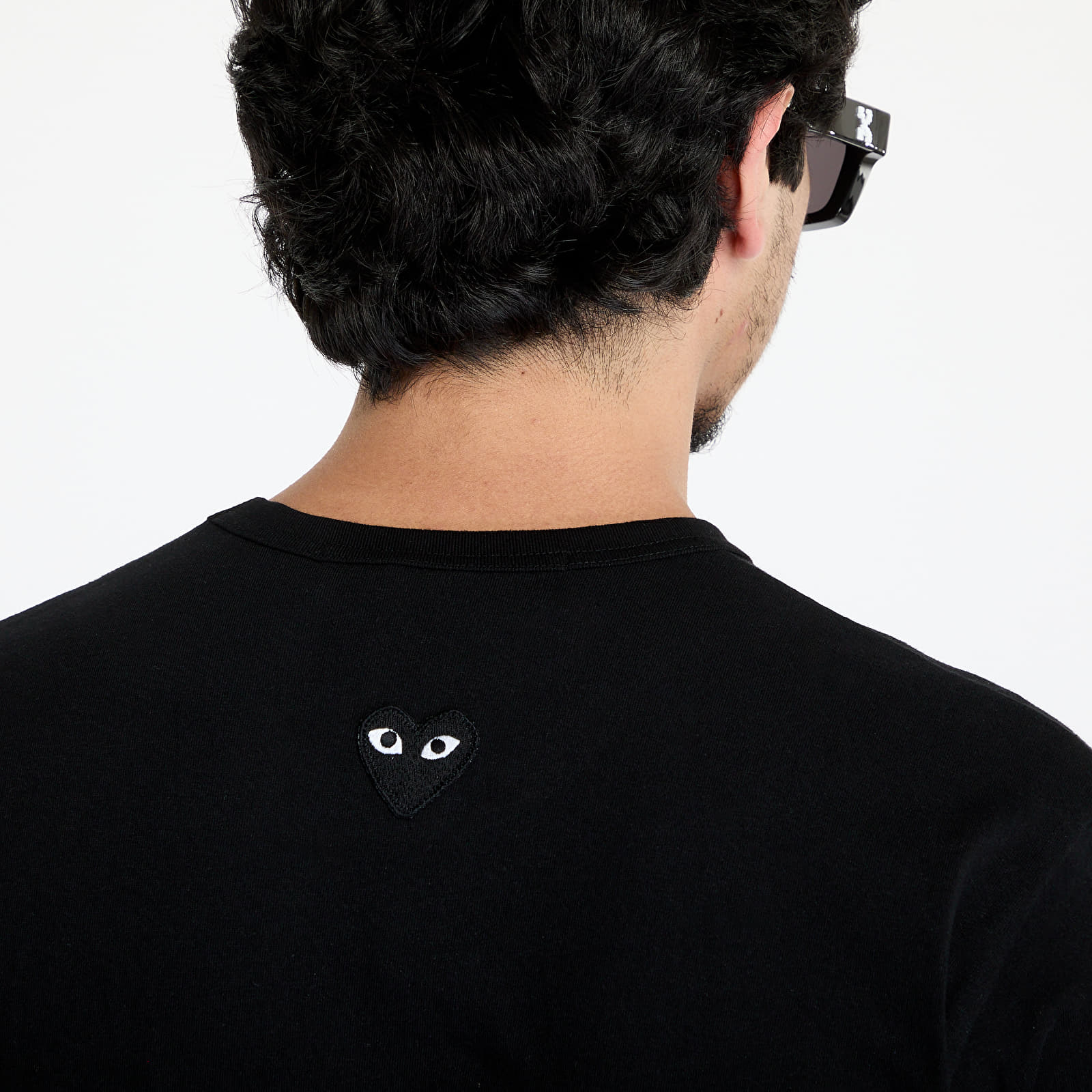 T-paidat Comme des Garçons PLAY Black Emblem Knit T-Shirt UNISEX Black