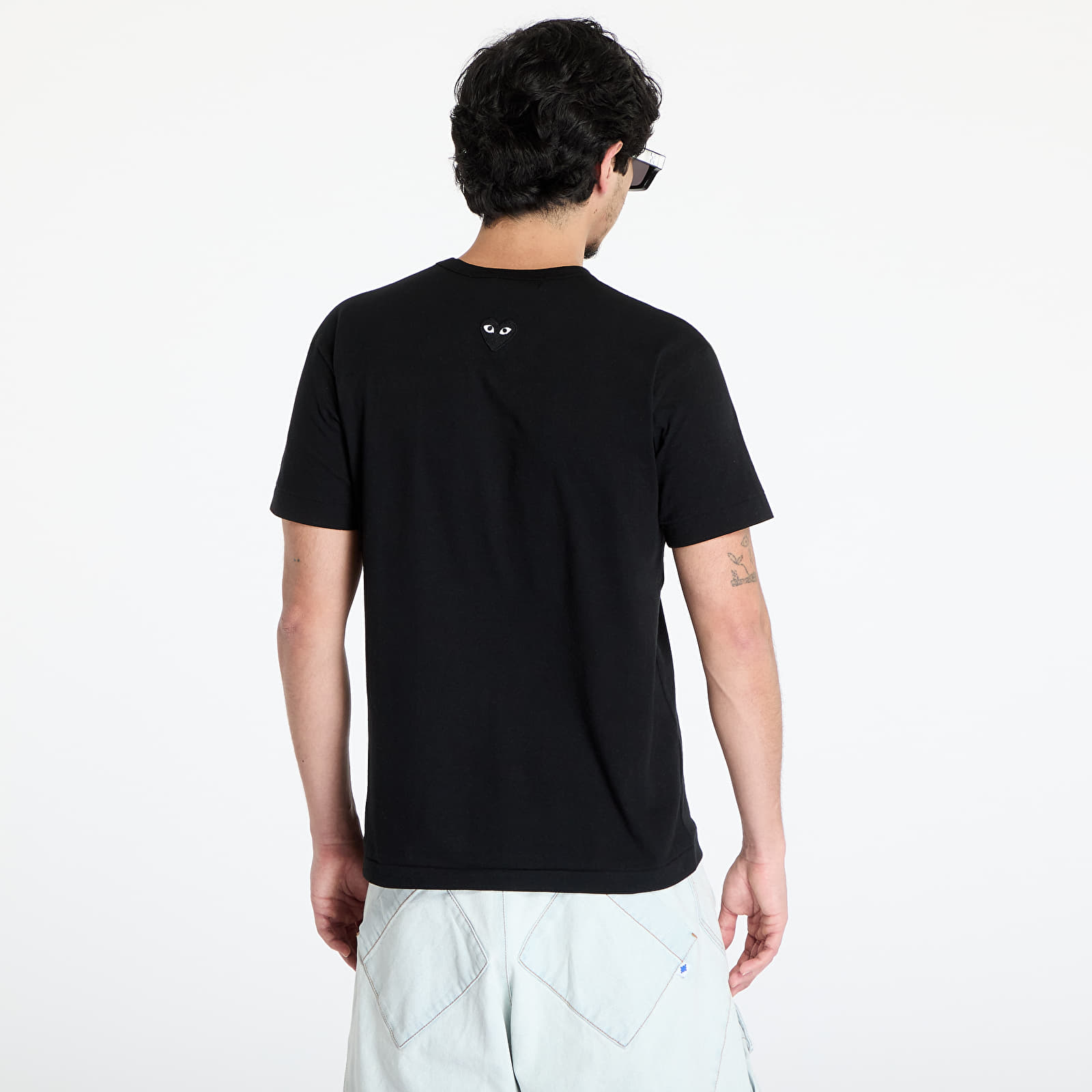 T-paidat Comme des Garçons PLAY Black Emblem Knit T-Shirt UNISEX Black