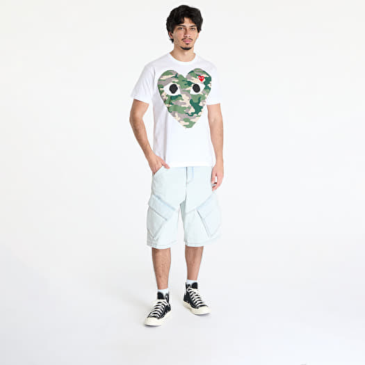 T-shirts Comme des Garçons PLAY Red Emblem Knit T-Shirt UNISEX