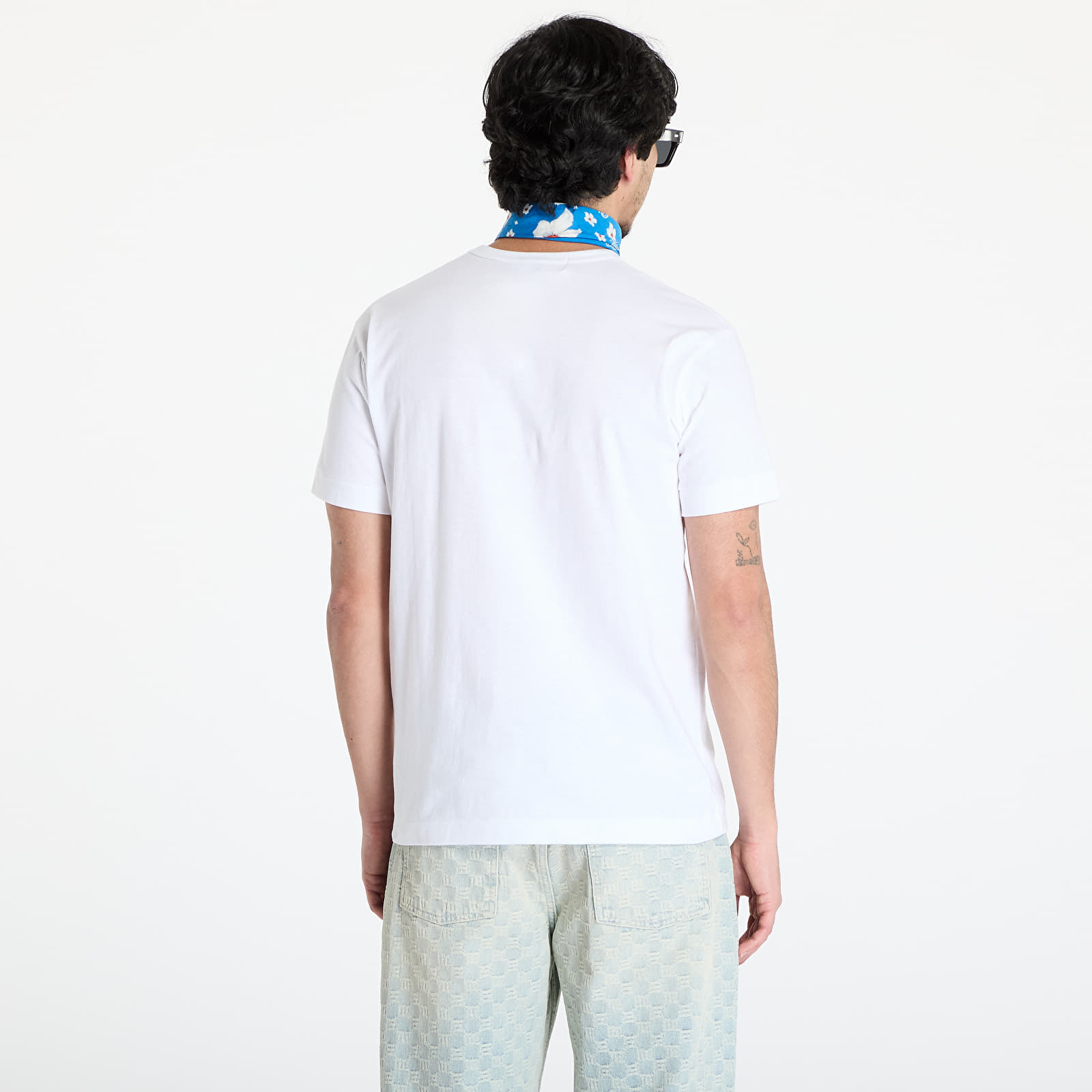 Trička Comme des Garçons PLAY Emblem x Metalstone T-Shirt UNISEX White/ Black